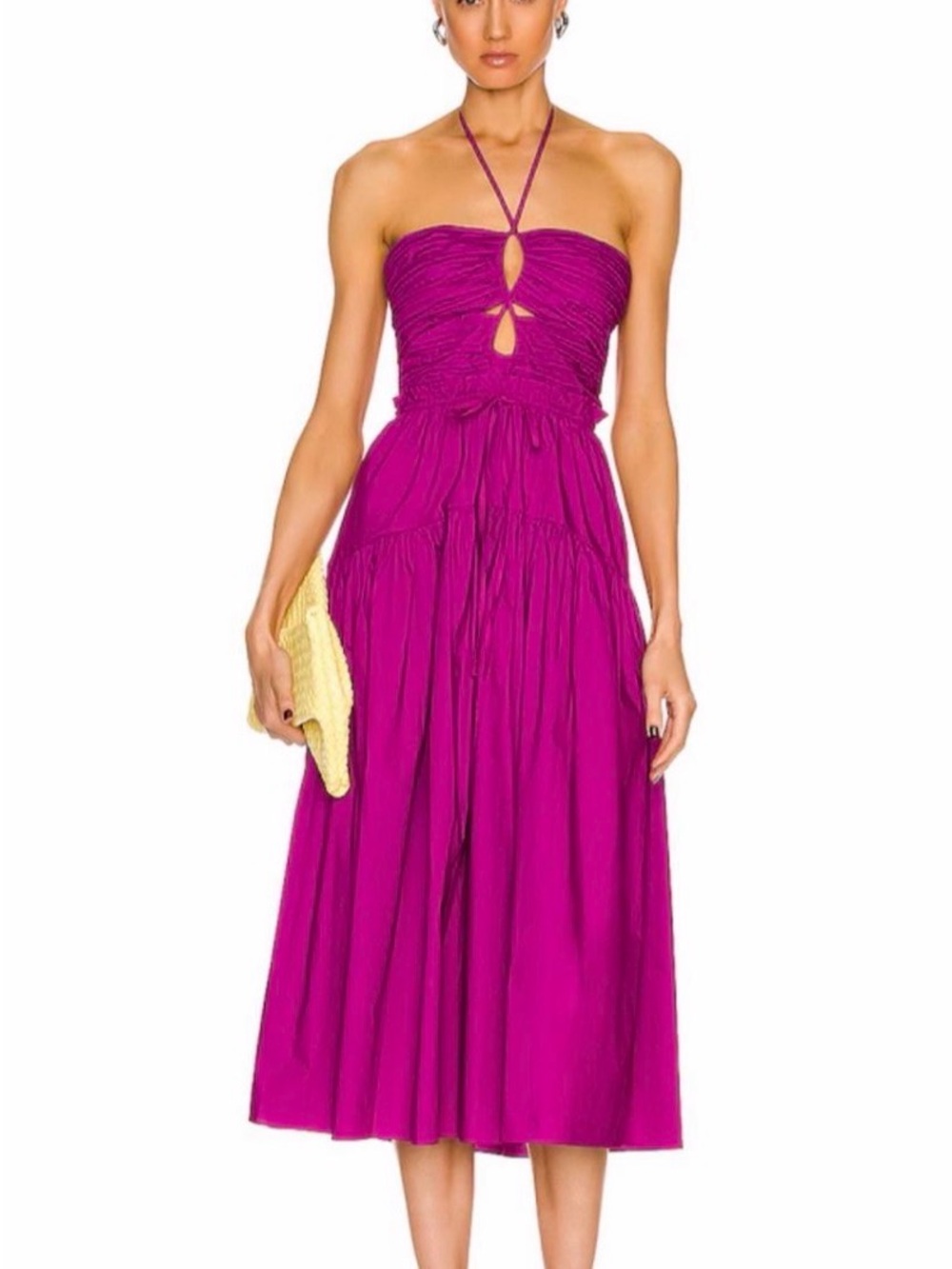 Ulla Johnson Strapless Midi Dress